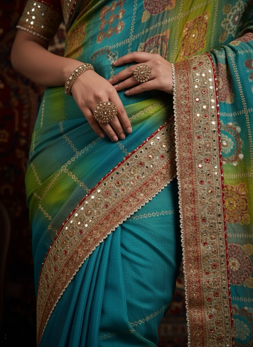 Classic Bandhani Saree