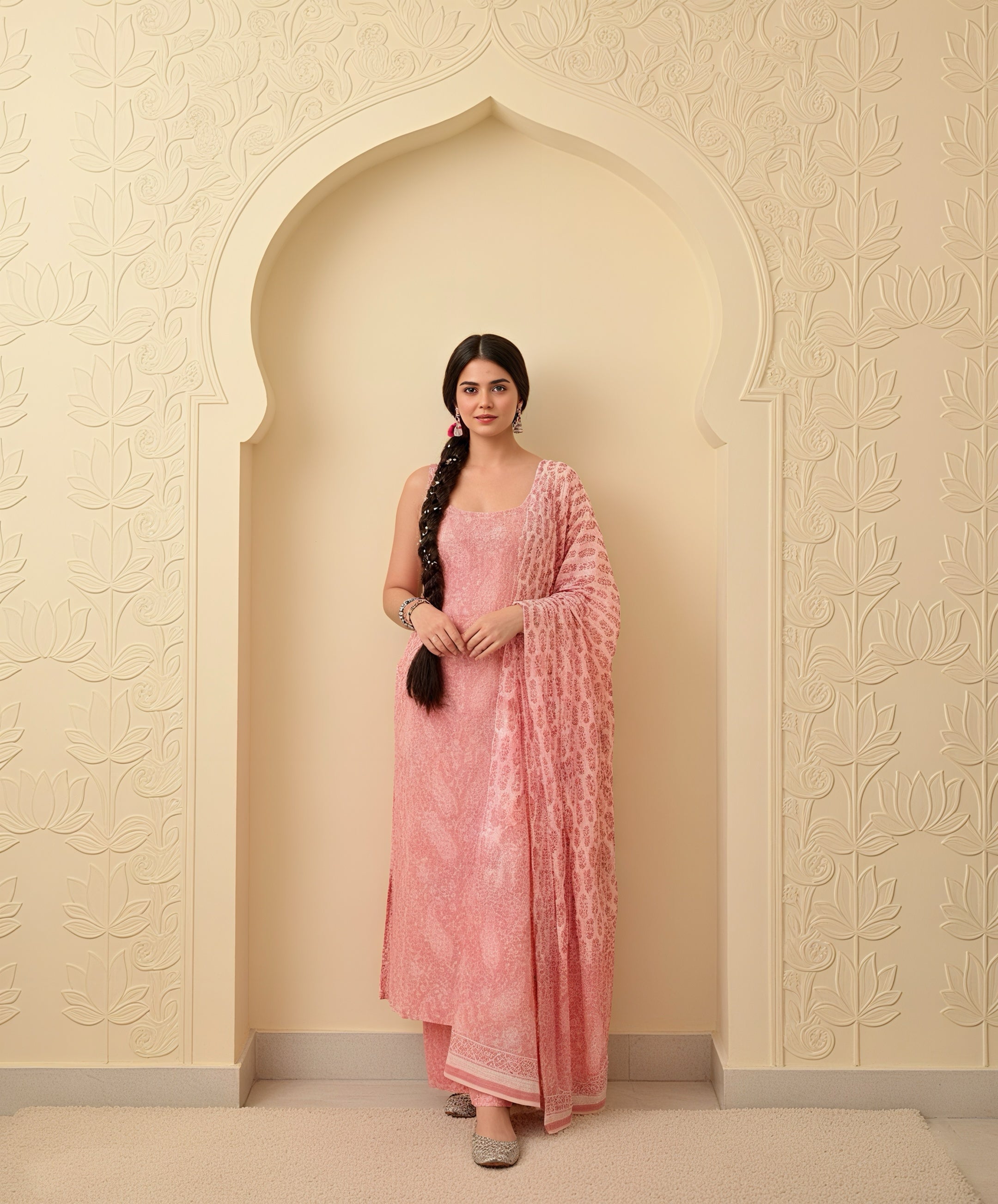 Blush Elegance Kurta Set